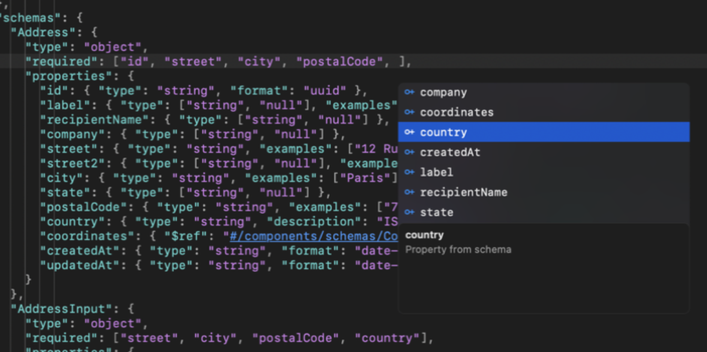 Auto-complétion contextuelle